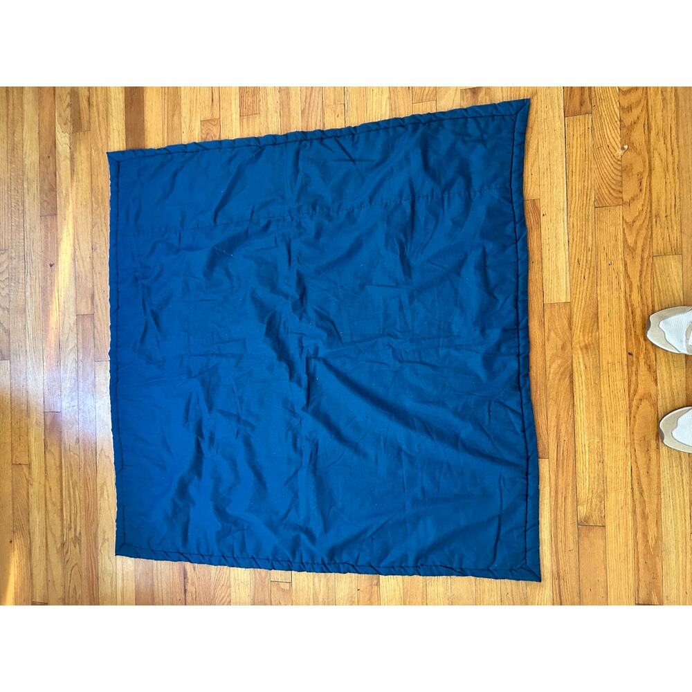 Handmade Star Quilt Pink Blue 44x44 Vintage Granny Core Nursery XC Fast Shipping - Picture 6 of 6